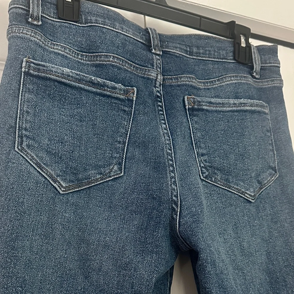 Kensie Dark Blue Straight Leg Jeans - Picture 6 of 7